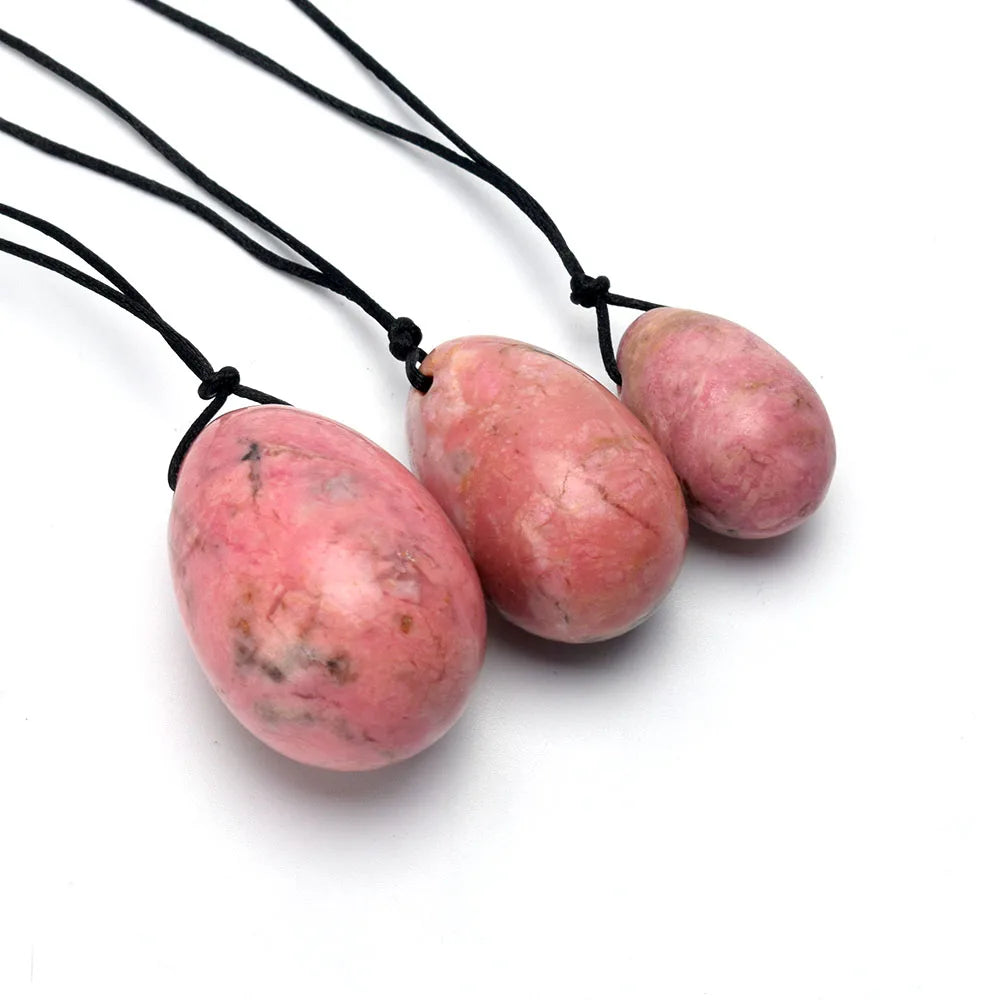 GIA Certified Crystal Yoni Eggs Set Drilled Natural Jade Rose Quartz clear Quartz Black Obsidian tiger Eye Amethyst Yoni Egg